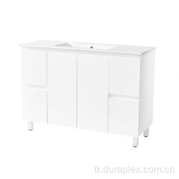 Armoire de salle de bain MDF peinte avec top en céramique